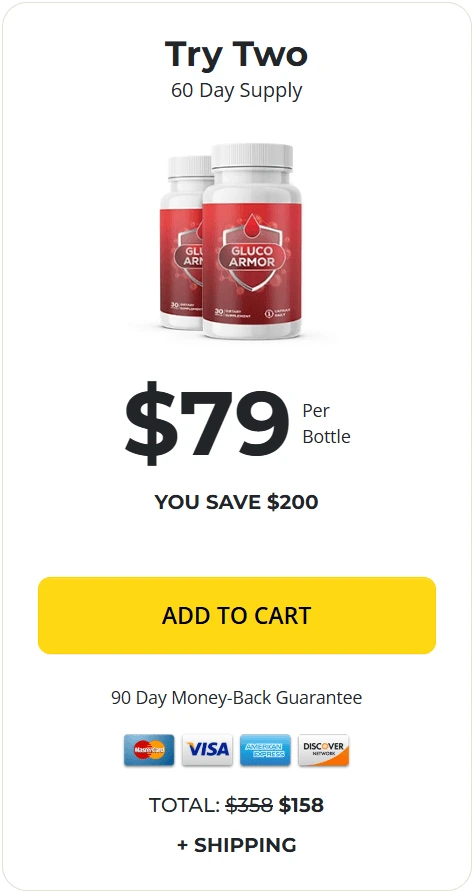 Gluco Armor one bottle